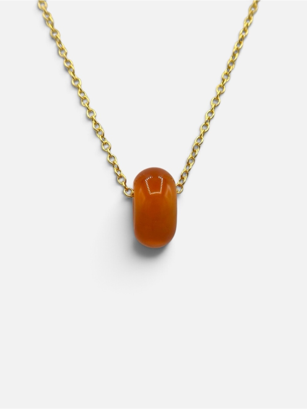 CARNELIAN INFINITY NECKLACE